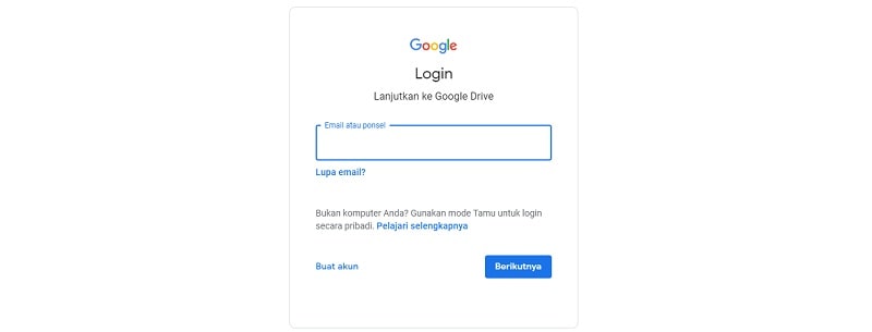 google drive login notification