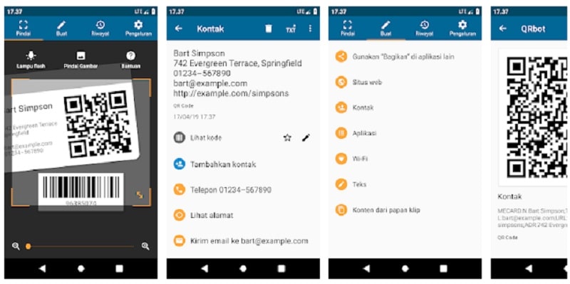 Aplikasi Scan Barcode Terbaik di HP Android